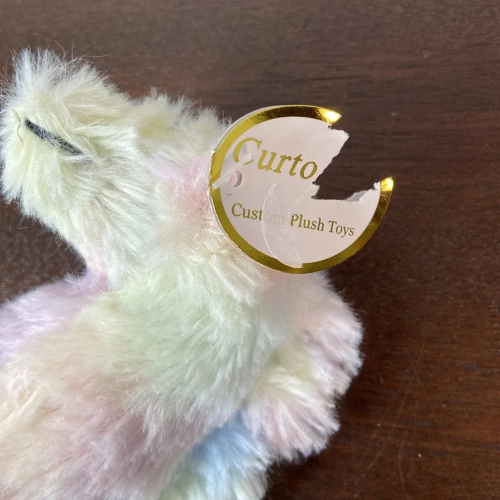 Curto Toy Seahorse Stuffed Animal Multicolor Soft Fuzzy 8
